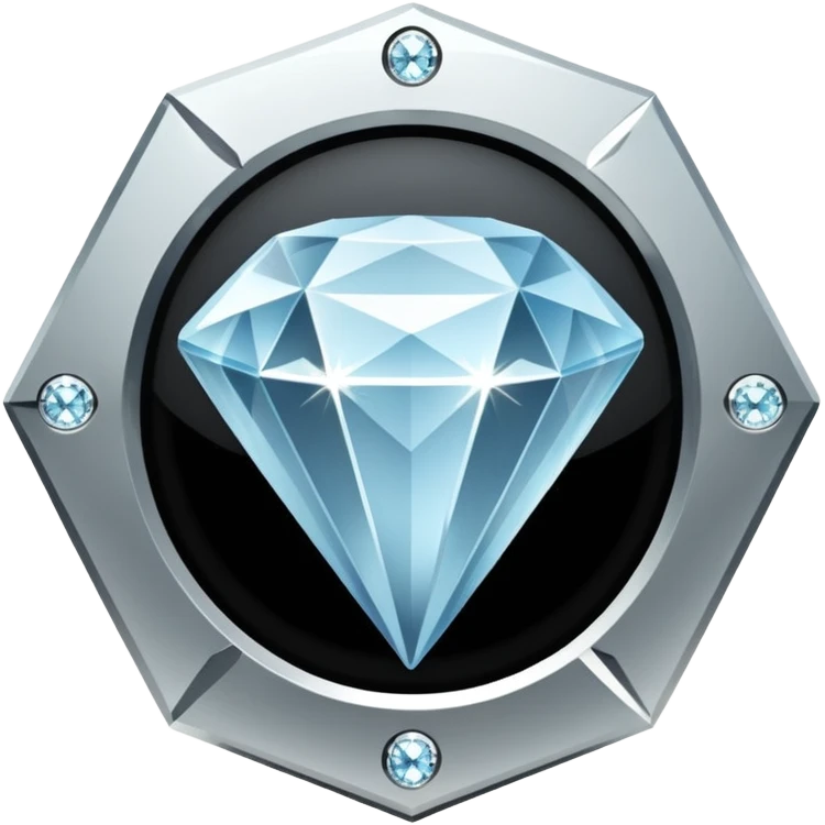 diamond encrusted video play button emoji