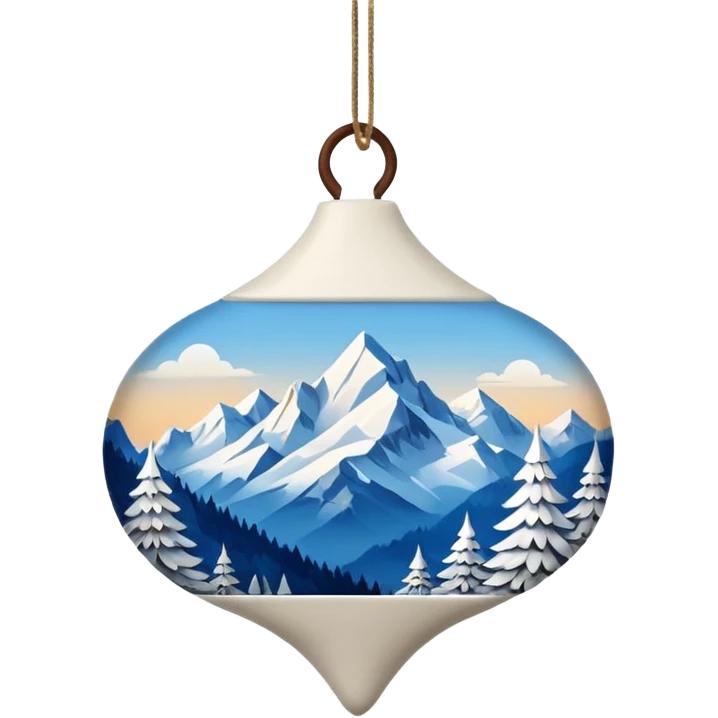 alpine ornament  emoji