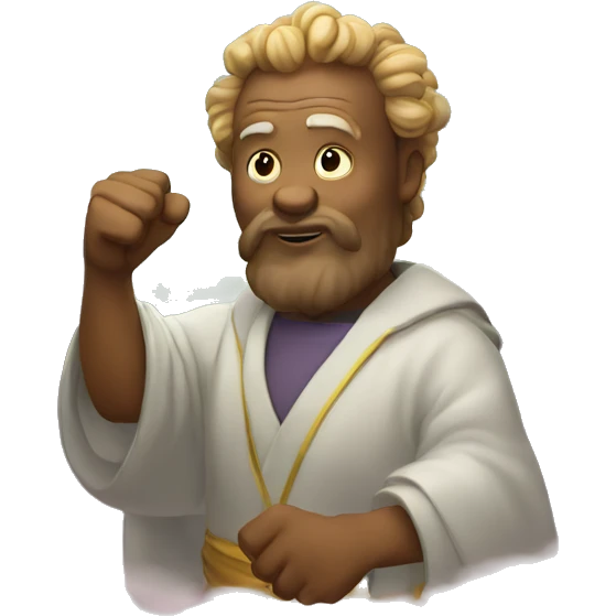 astrologer shakes fist at cloud emoji