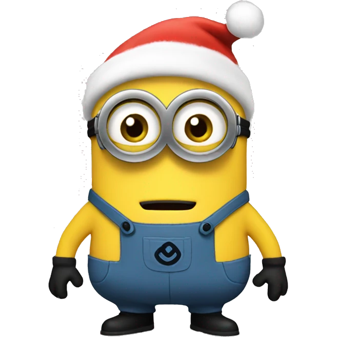 Christmas minion emoji
