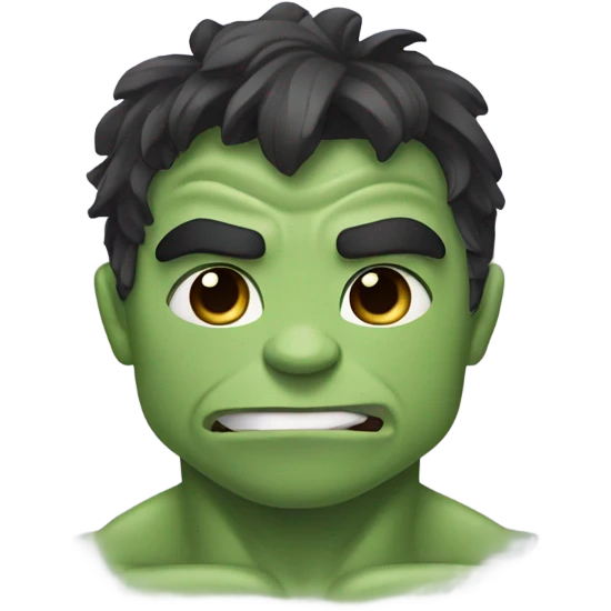 Hulk in love emoji