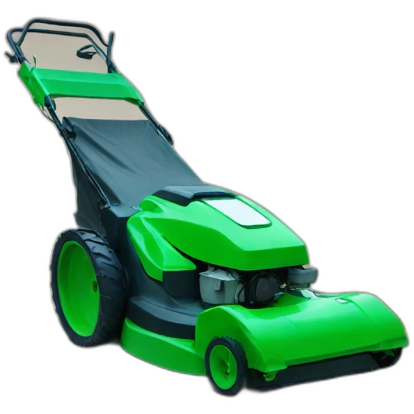 an eyeball with a green lawnmower reflection emoji