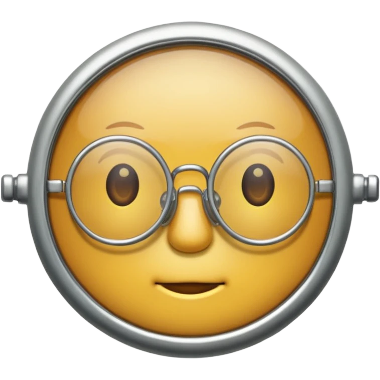 Monocle glasses emoji