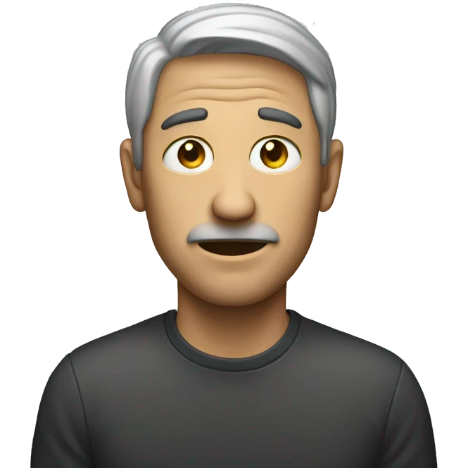 Man Fading away emoji