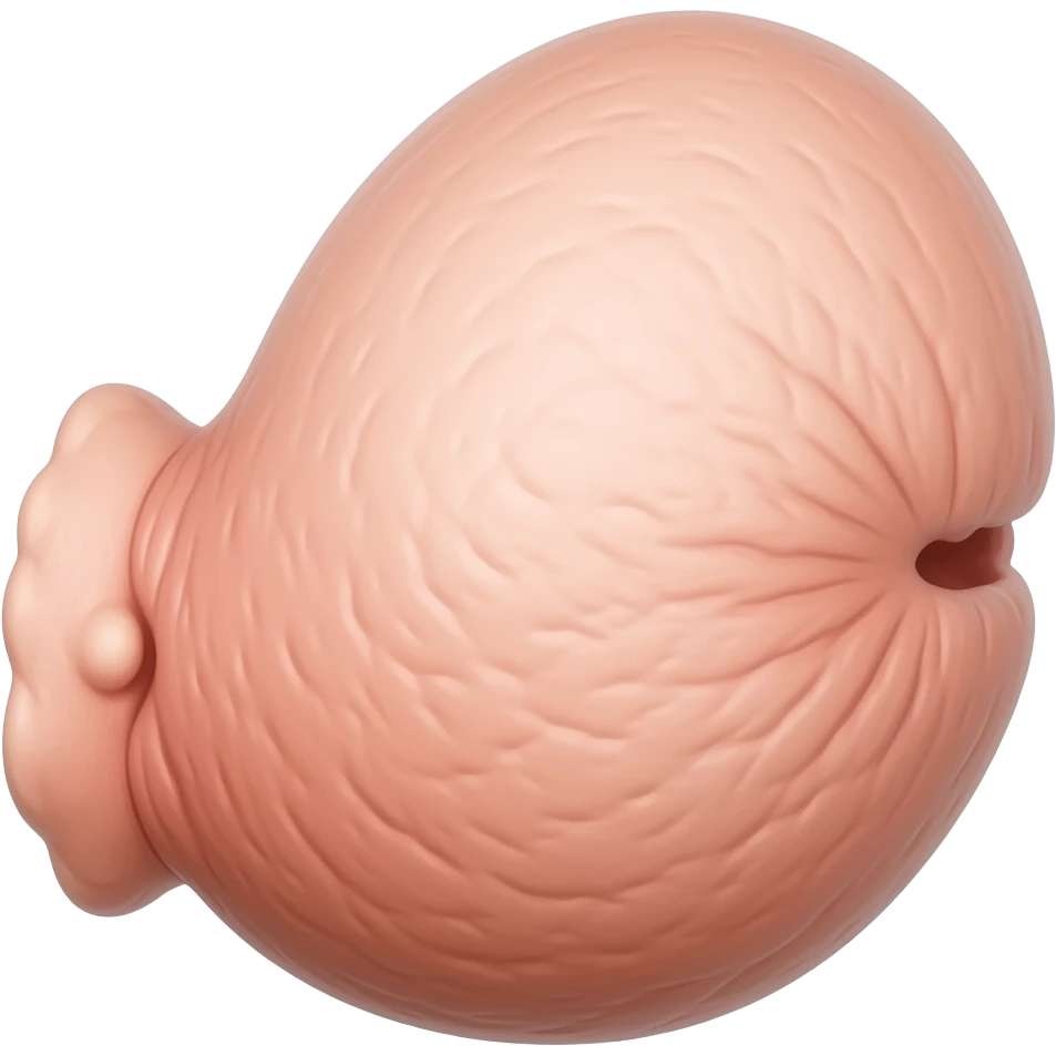 an anatomically correct penis emoji