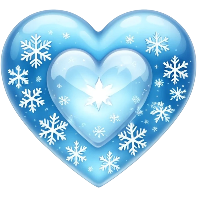 cold winter heart emoji