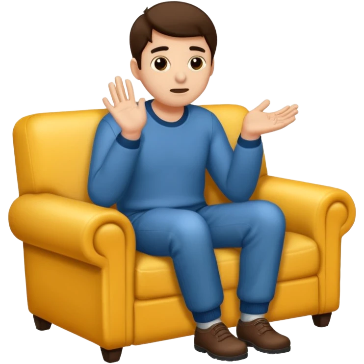 A man insisting to you to sit in his lap empty handed 4 one is good  emoji