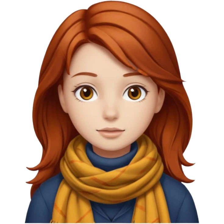 Automne fille ado  emoji