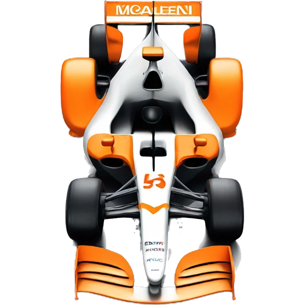 McLaren formula 1 car emoji