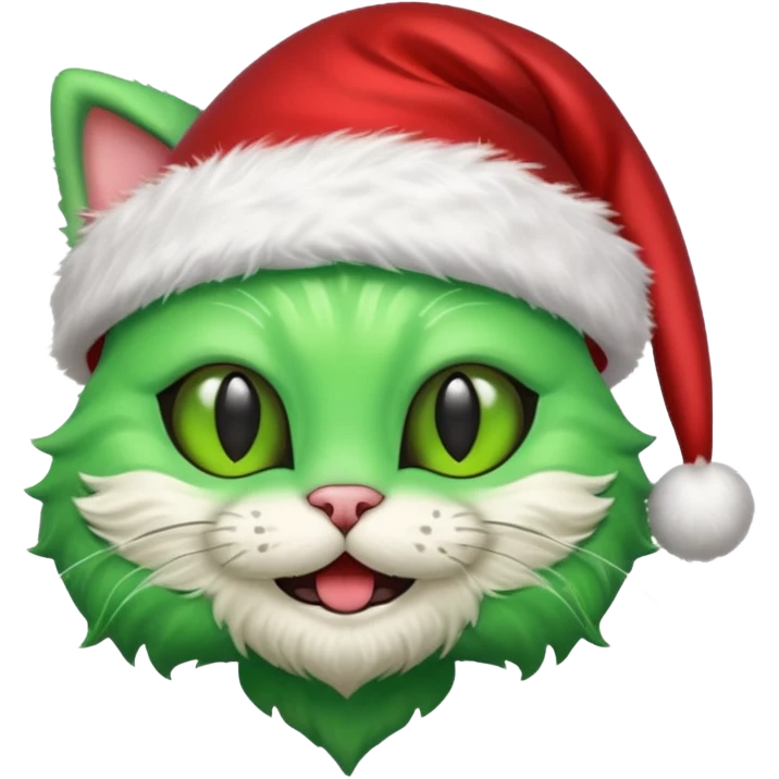 cat alein santa 
   emoji