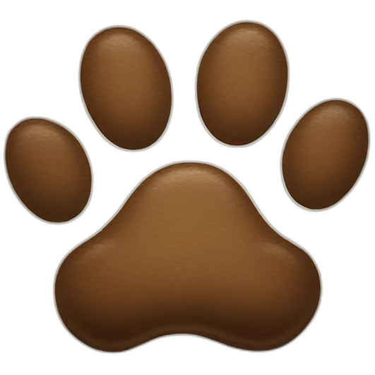 dog paw emoji