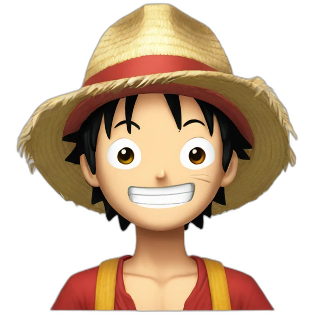 Luffy from one piece emoji