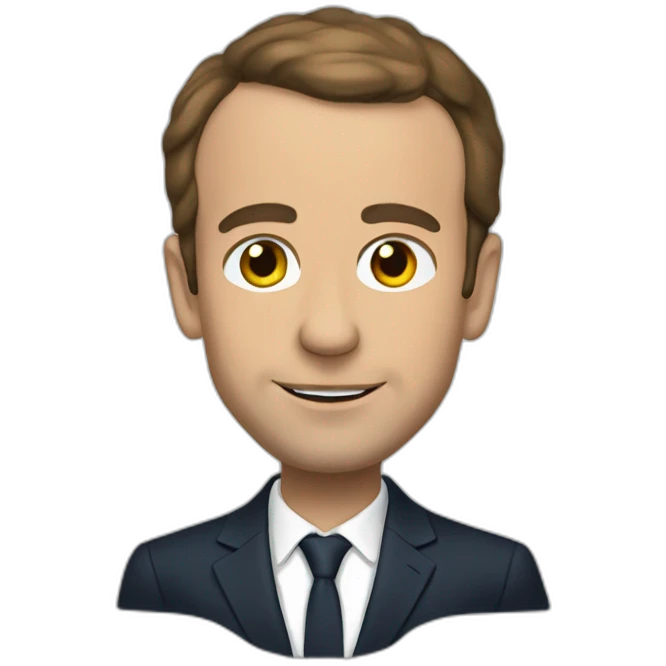 Macron choqué emoji