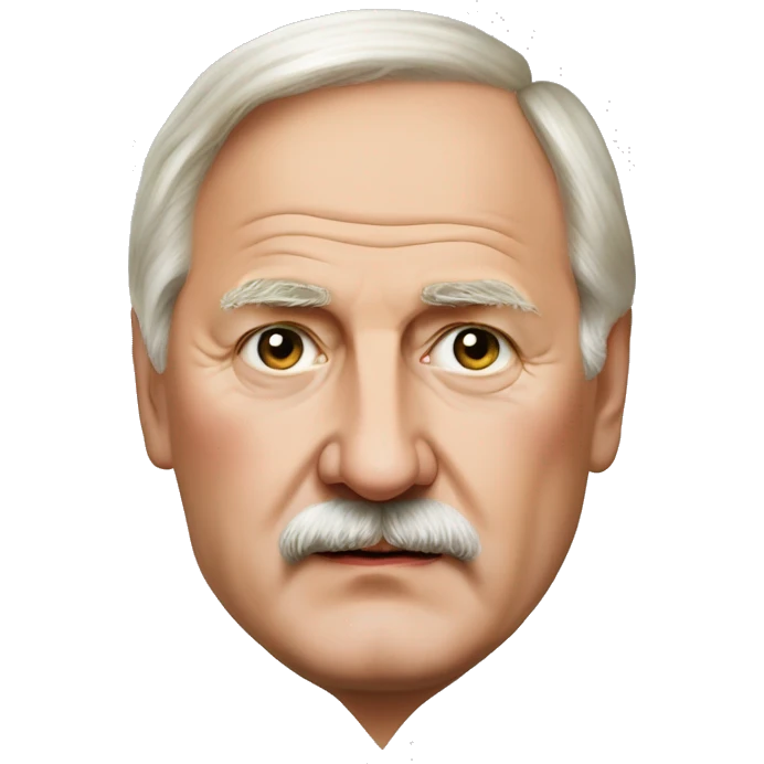 photorealistic Belarus president serious Lukashenko emoji