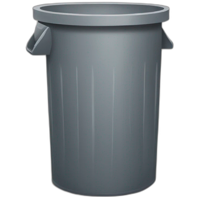 Trash can emoji