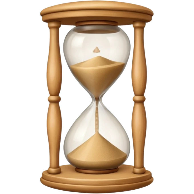 sand timer 3d emoji
