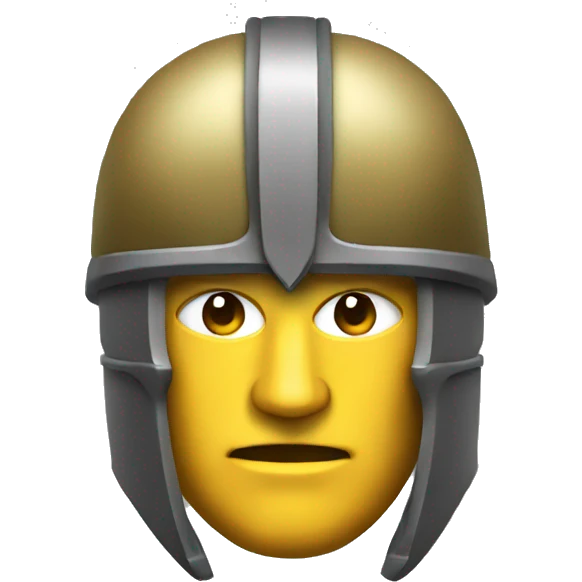 Trojan Soldier head emoji