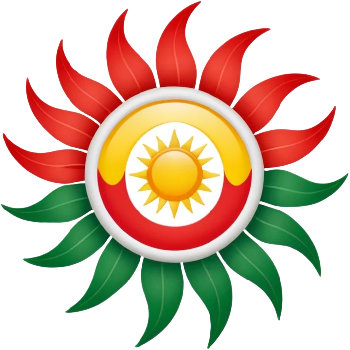 Kürdistan bayrağı emoji