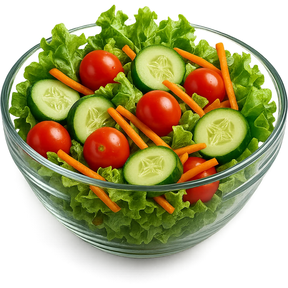 BOWL DI INSALATA,  iperrealistico 4k emoji