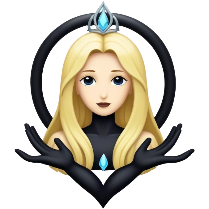 Dark Virgo symbol emoji