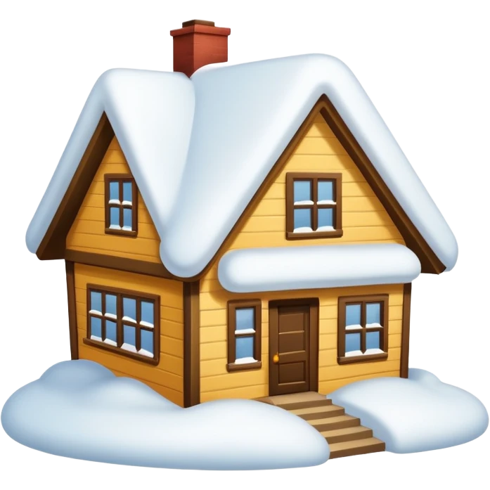 i want a house fully covered with heavy snow, not able to get out emoji emoji