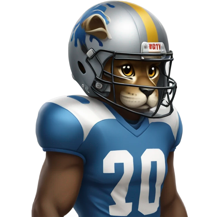 Saber cat football  emoji
