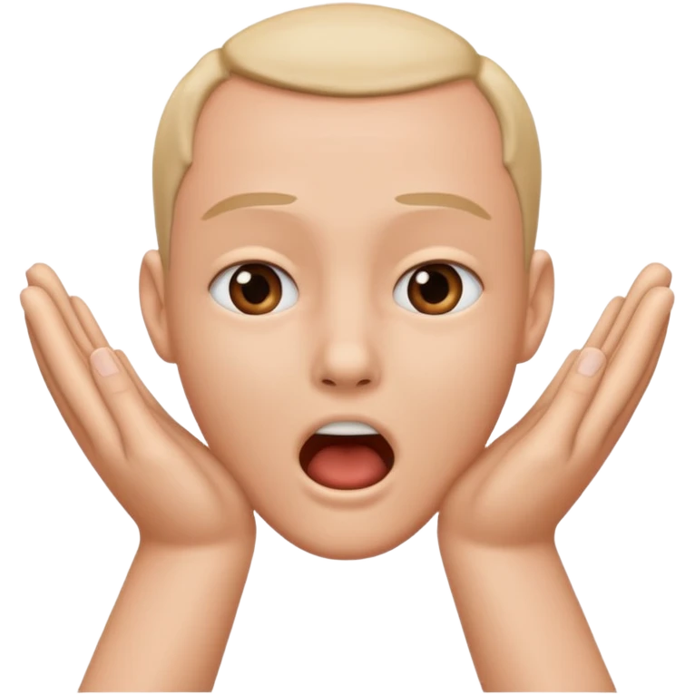 two hands gesturing a choking motion with no person included  emoji