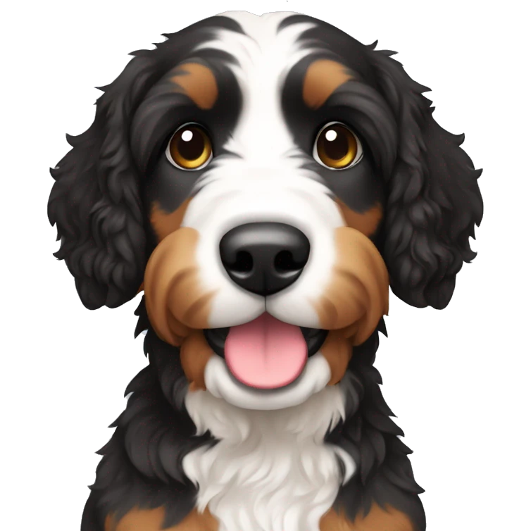 mini bernedoodle emoji