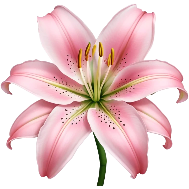 light pink lilium emoji