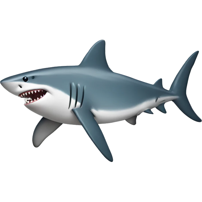 Shark with lamb emoji