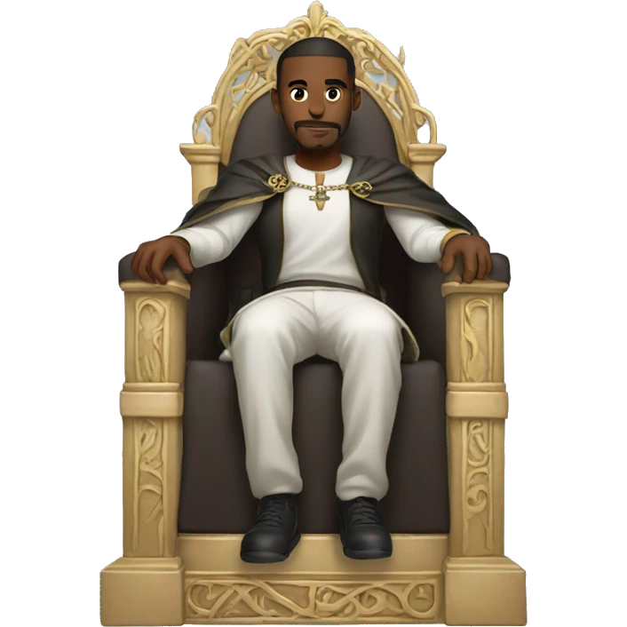 الله in the his throne emoji