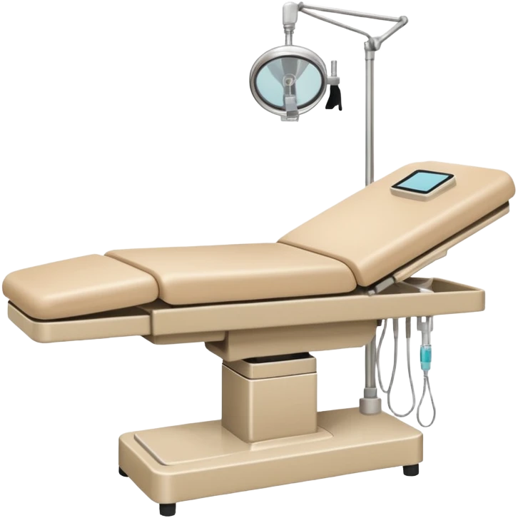 cute aesthetic surgery table beige emoji