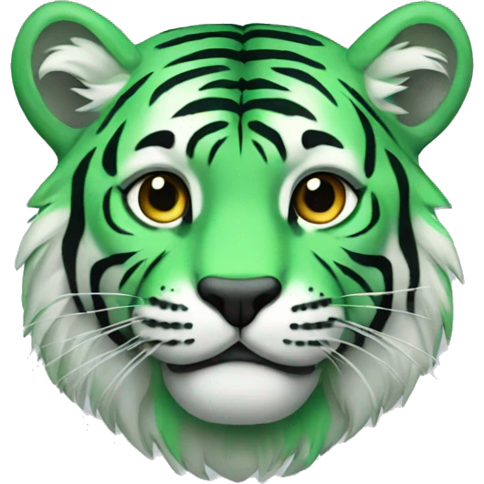 green tiger emoji