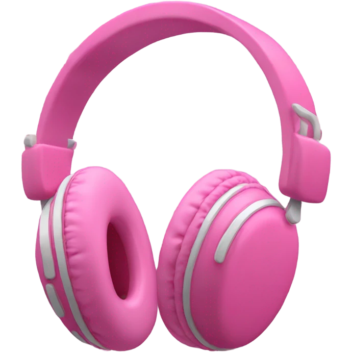 pink headphones  emoji
