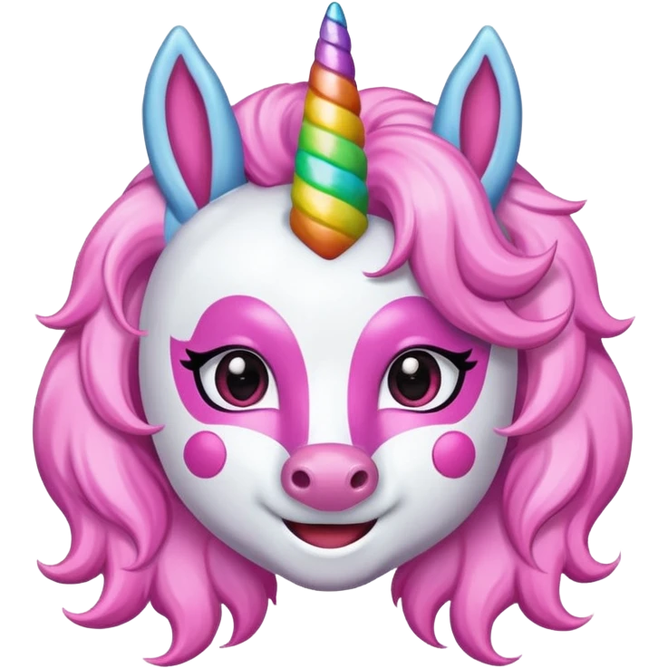 unicorn face scout girl emoji