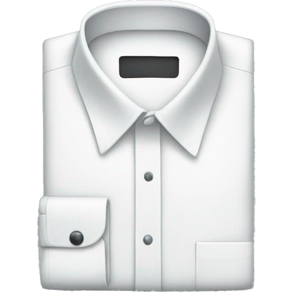 a white dress shirt emoji