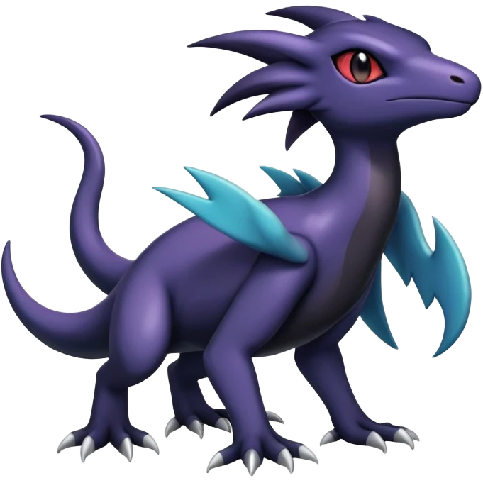 Shiny Cute Cool Salandit-Absol-Noibat-Noivern-Hybrid (Full body) emoji