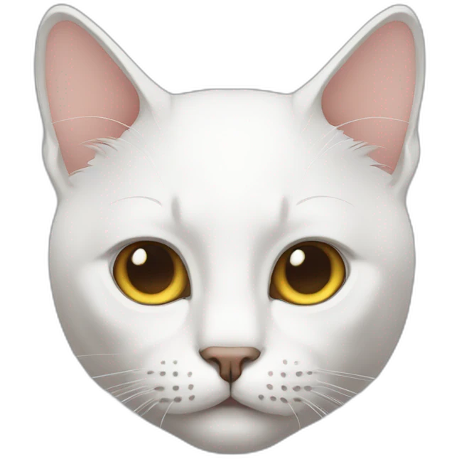 Cat without eyes  emoji