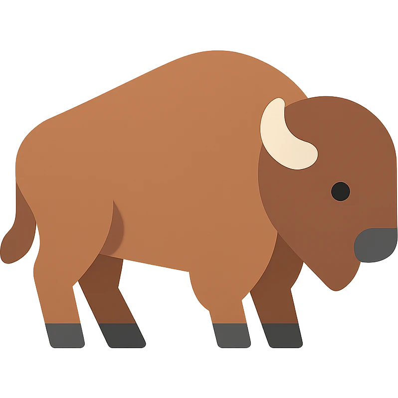 Bison emoji