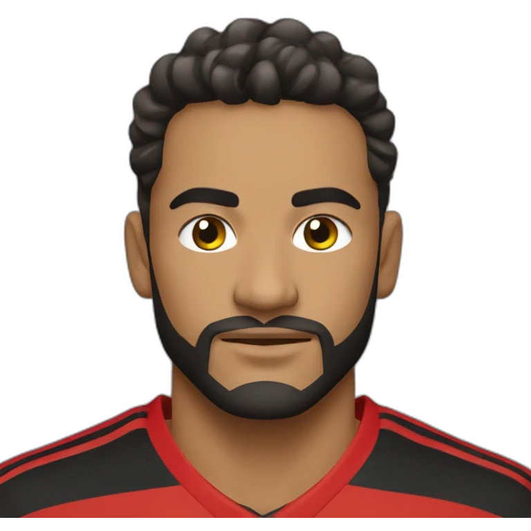 Símbolo do time do Flamengo emoji