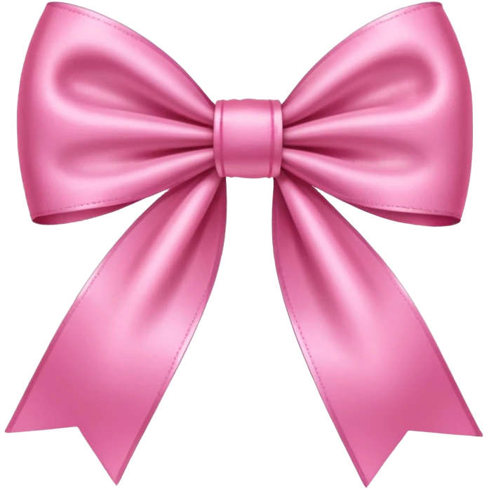 Pretty pink bow emoji emoji