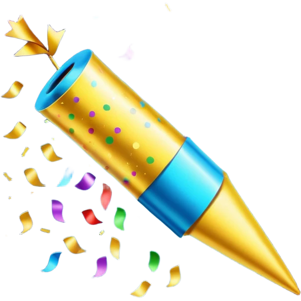 party popper emoji