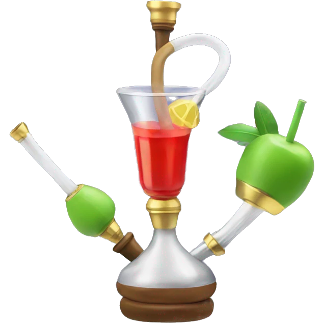 Shisha and Drink emoji