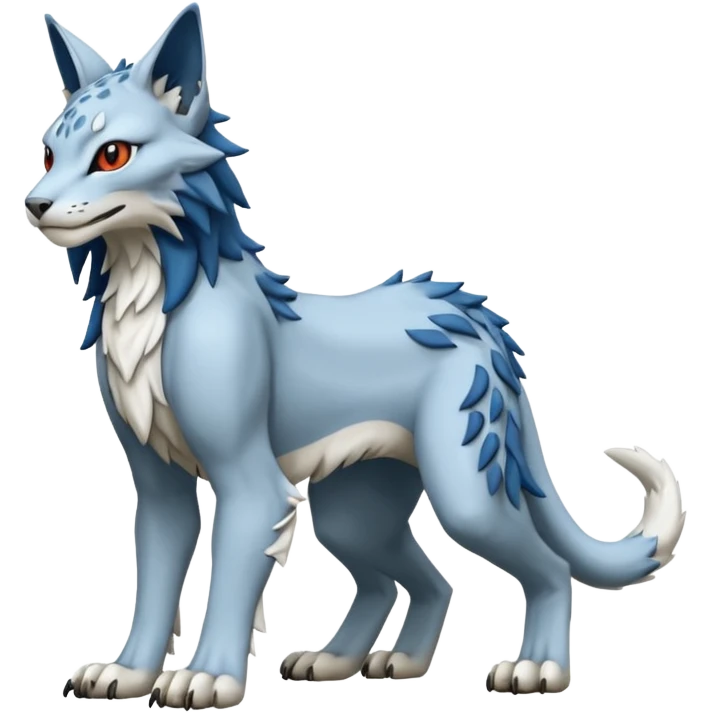 Lynx-Sergal-Vernid-Fakémon-Pokémon-creature (full body) emoji