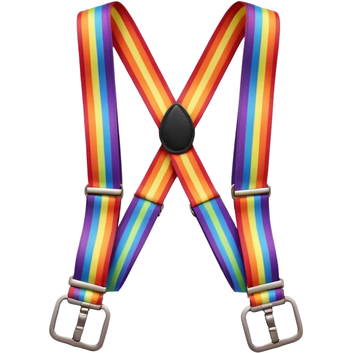 suspender rainbow emoji