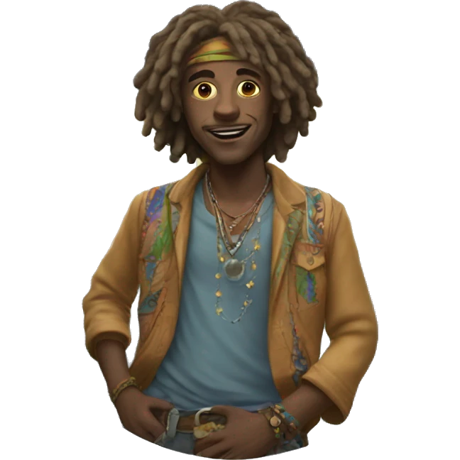 Hippy Moon Boy emoji