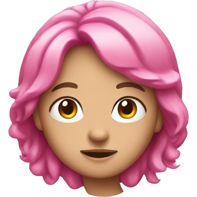 Pink sos emoji