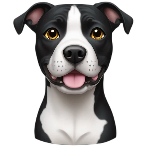 Black staffy emoji