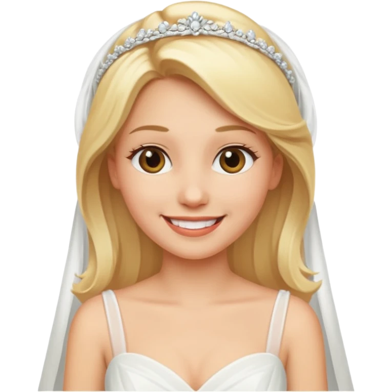 blonde bride emoji
