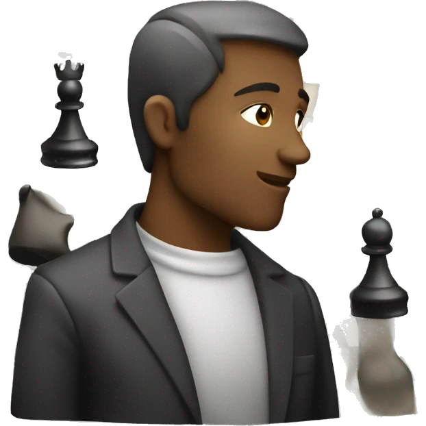 chess board side profile emoji